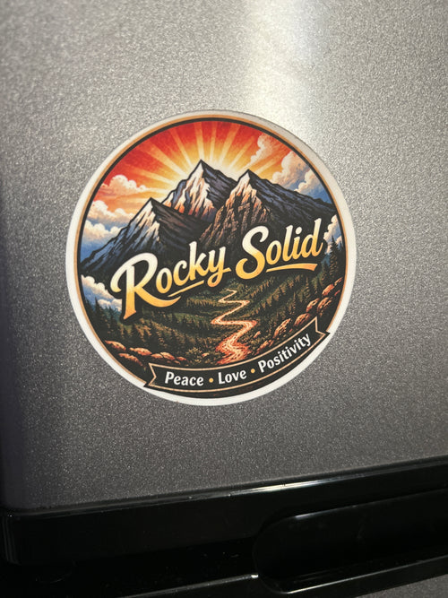 Rocky Solid 3” vinyl stickers